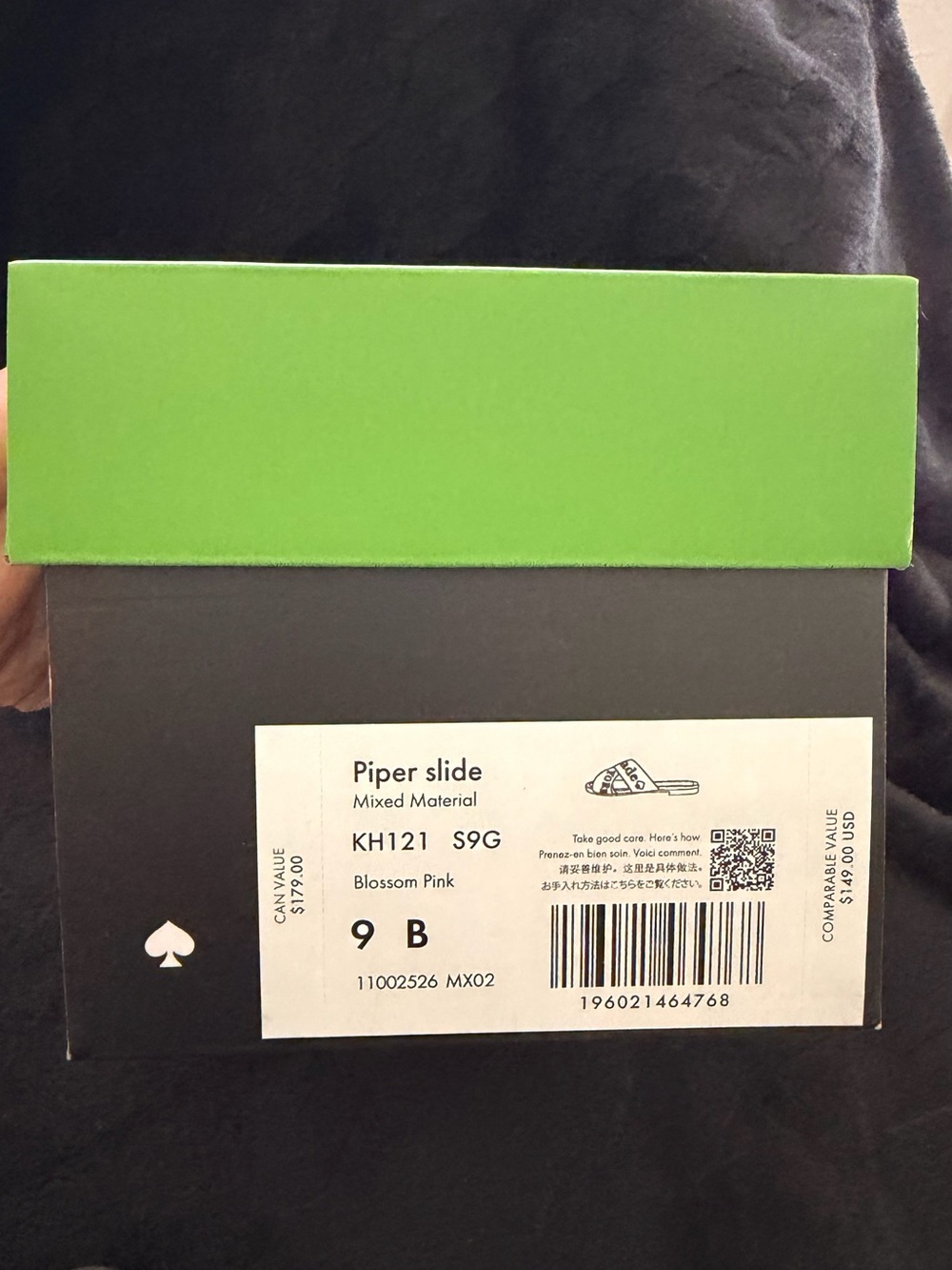 Kate Spade New York Black Logo Slide Sandals - Picture 3 of 5